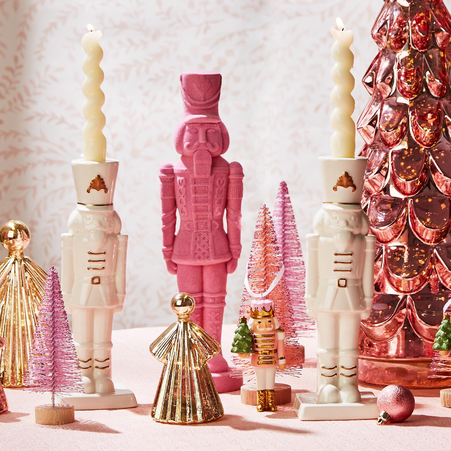 Nutcracker Taper Candle Holders