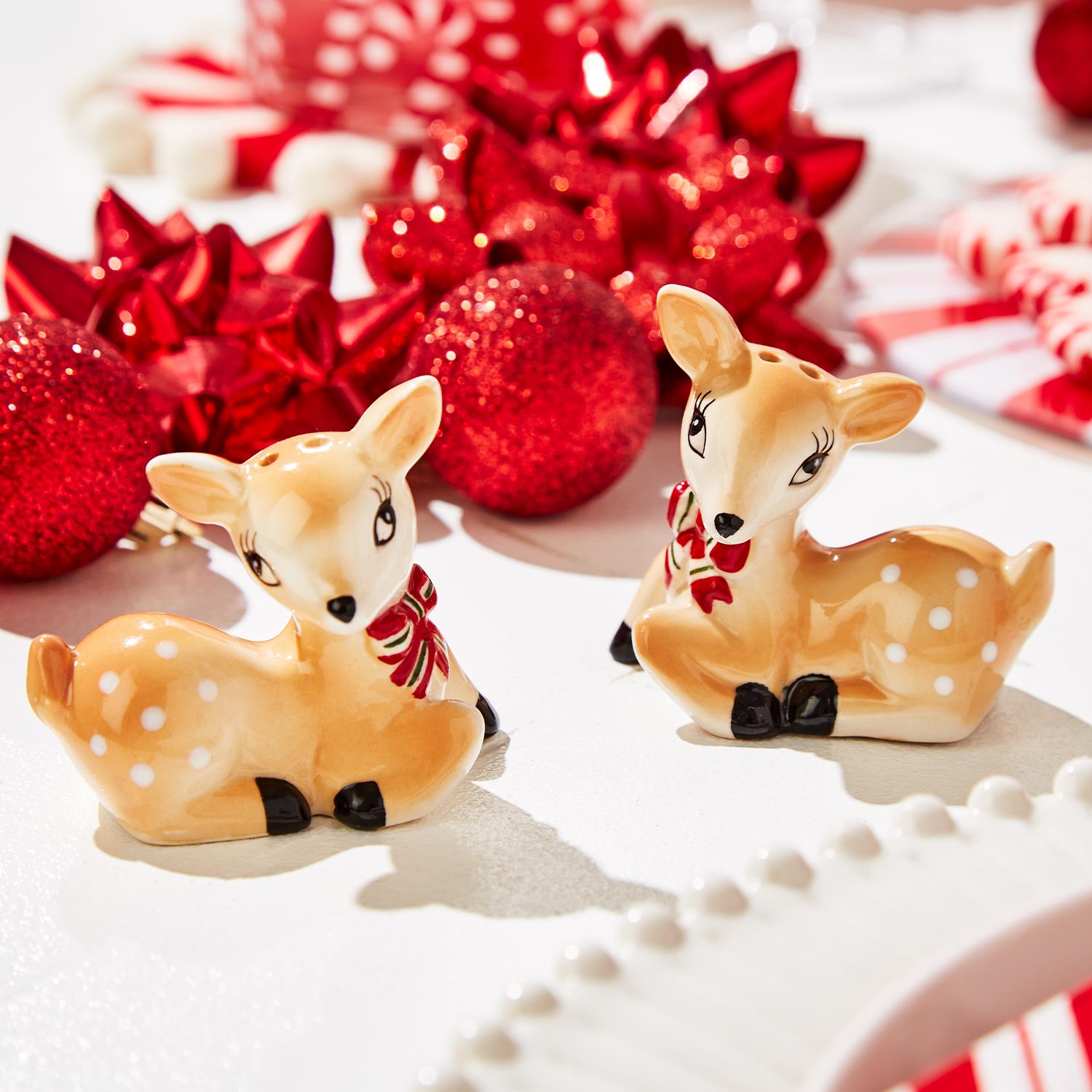 Twin Fawns Salt & Pepper Shakers