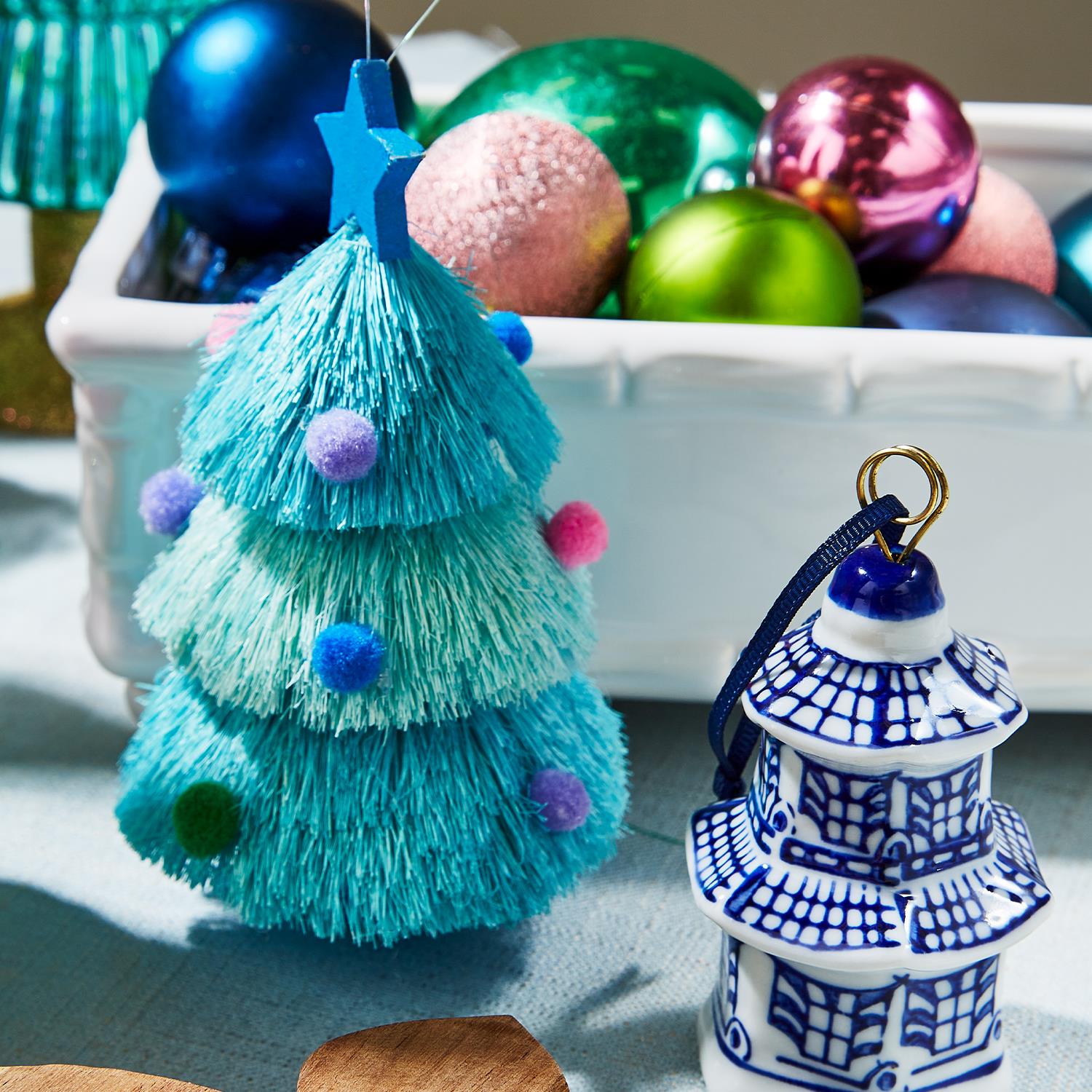 Pom Pom Tree Ornament