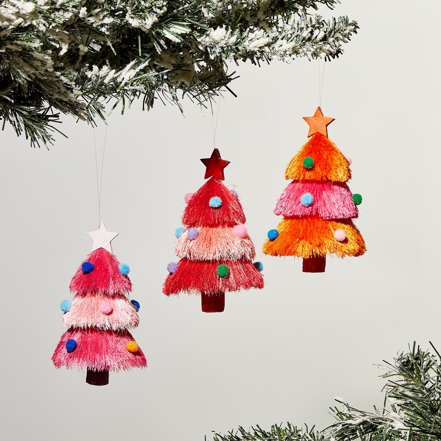 Pom Pom Tree Ornament