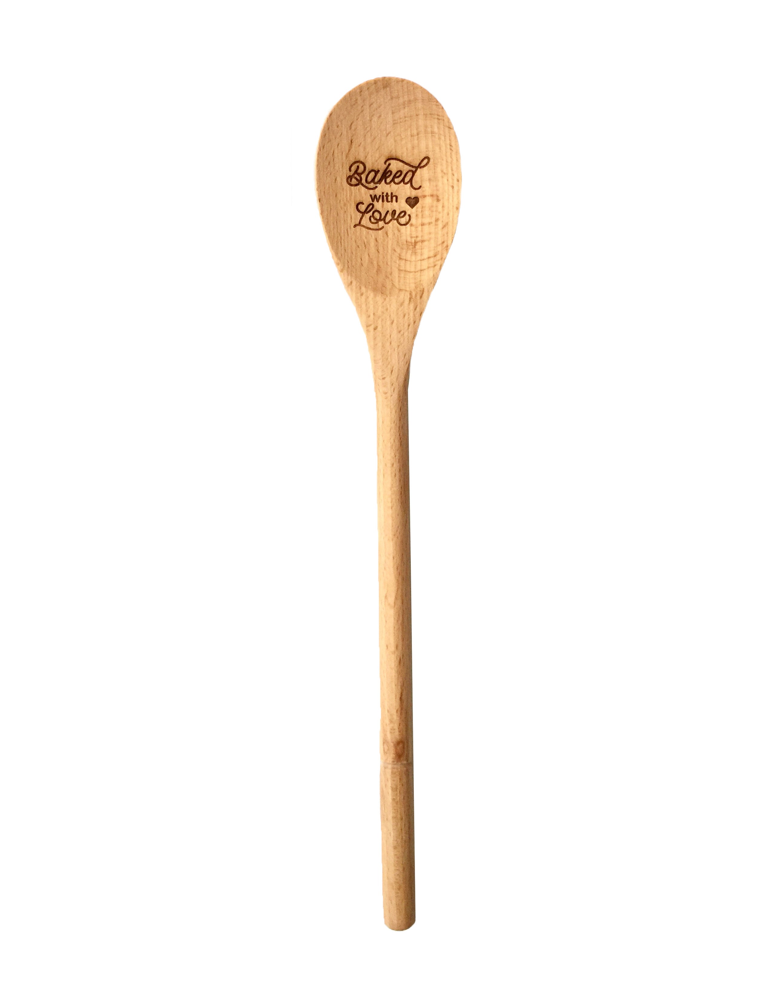 LOVE WOODEN BAKING SPOON