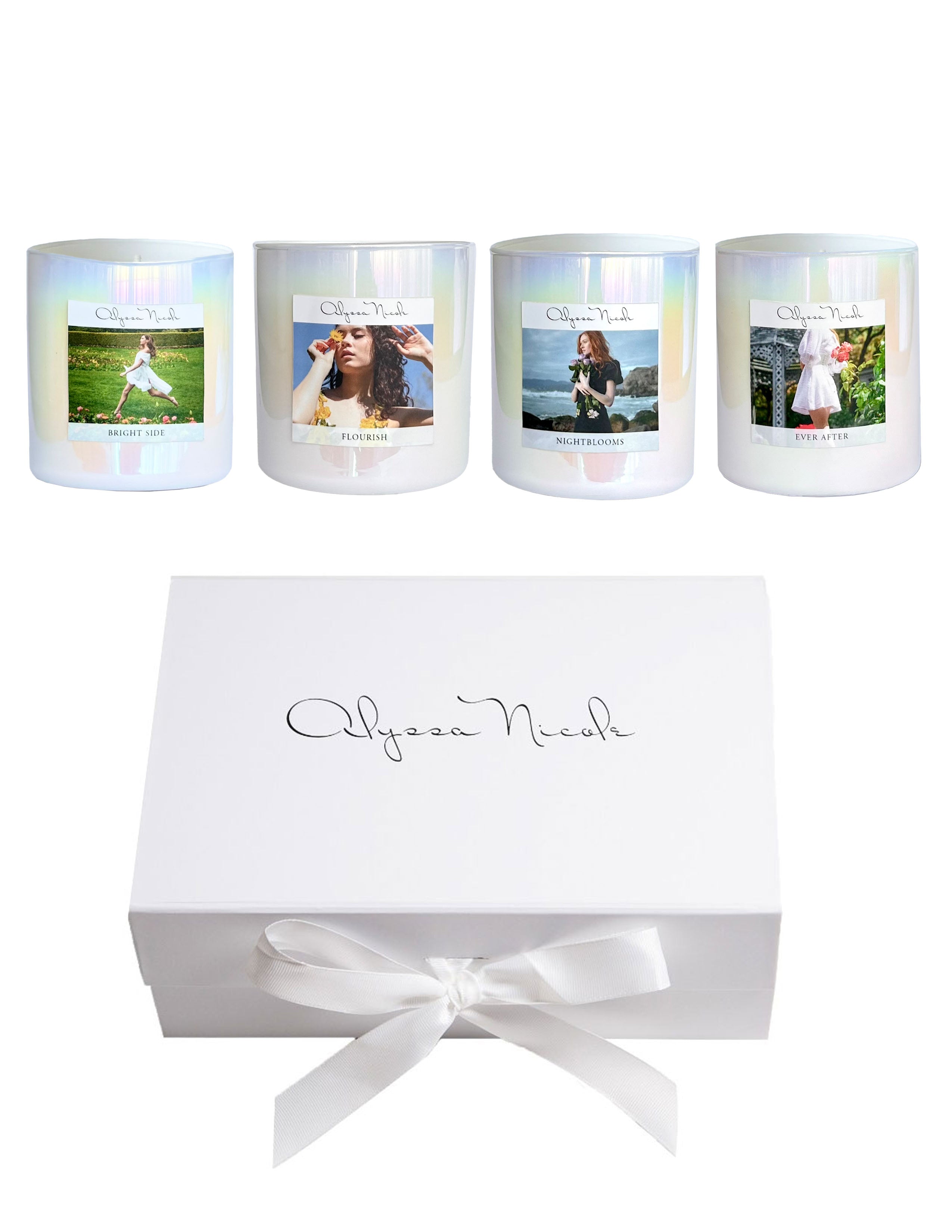 Floral Candle Set
