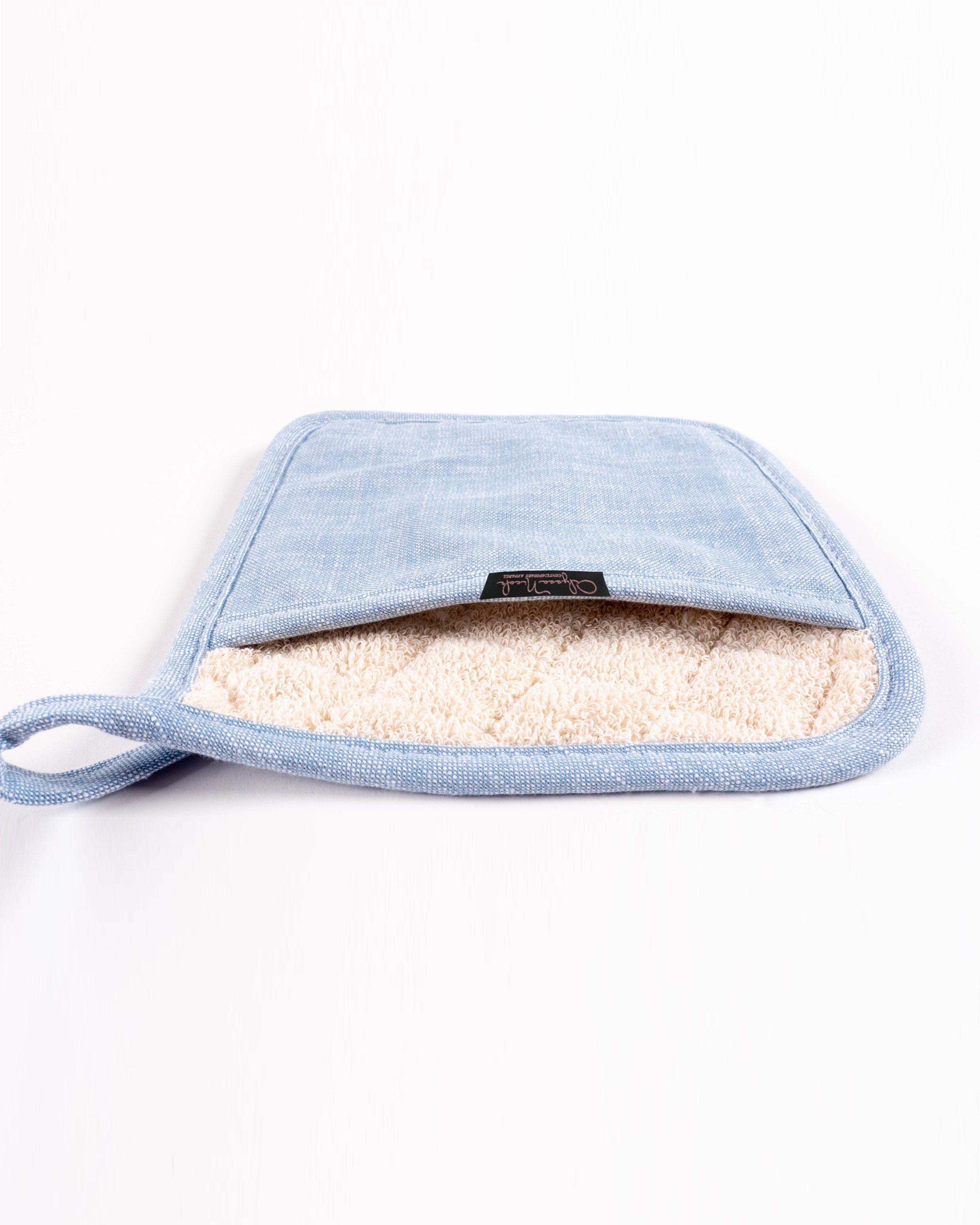 LINEN POT HOLDER, OCEAN